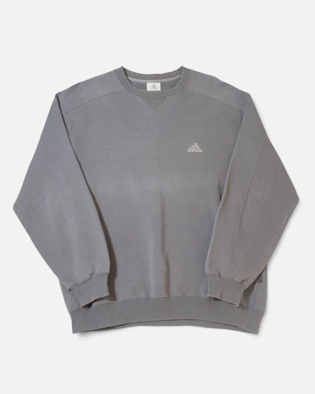 Sudadera Adidas Gris Plomo Vintage 00s — Talla M