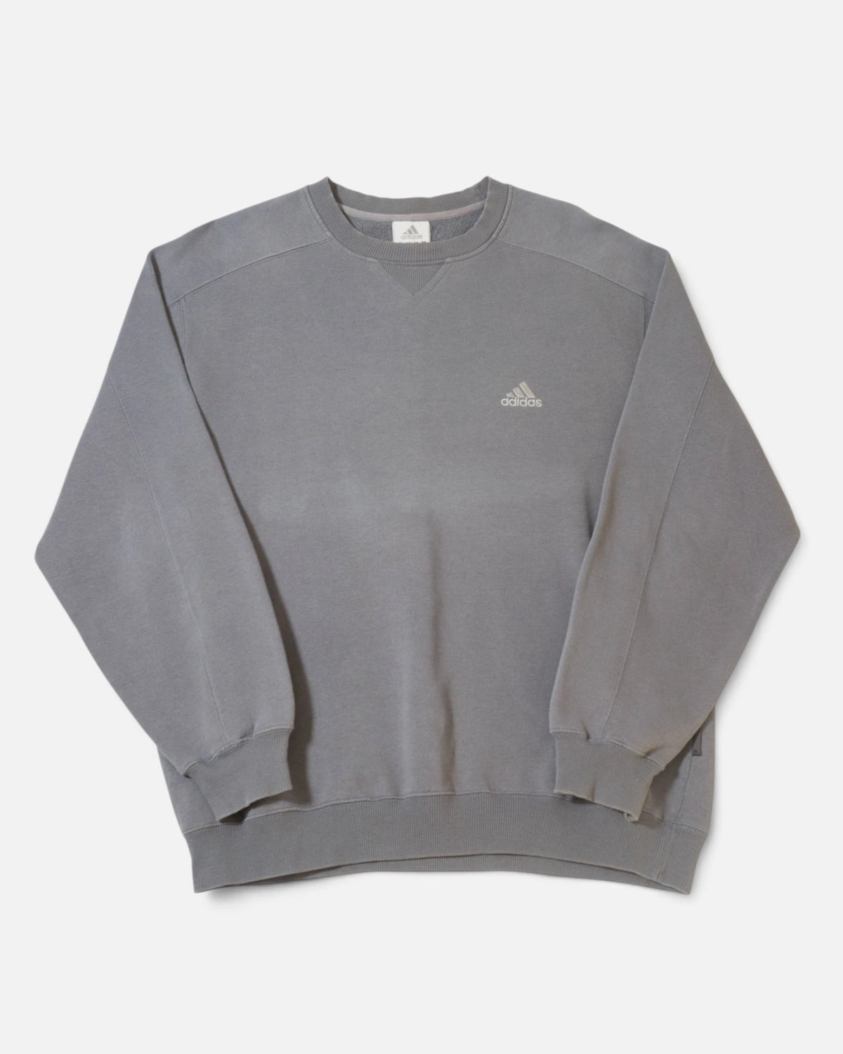 Sudadera Adidas Gris Plomo Vintage 00s — Talla M