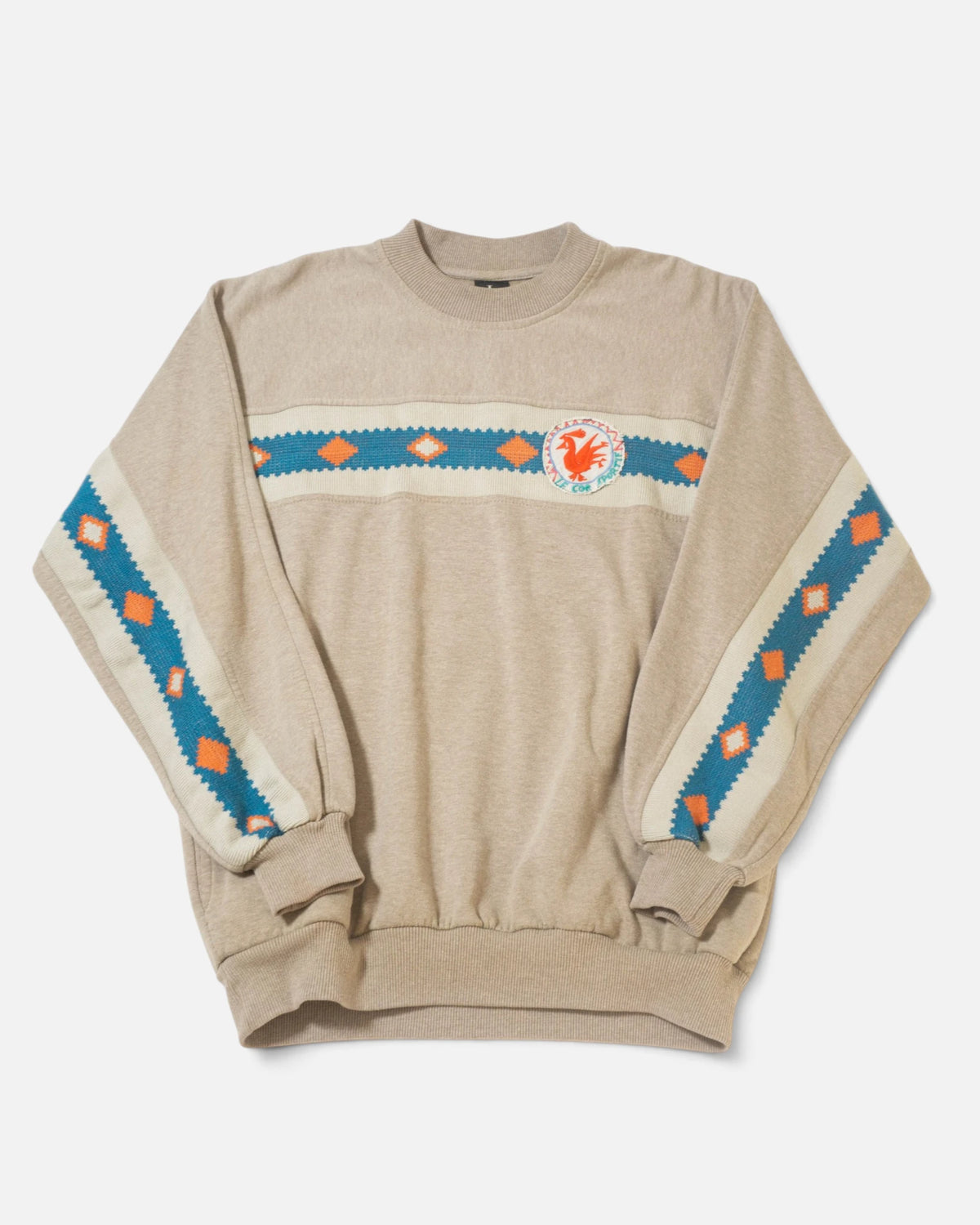 Sudadera Le Coq Sportif Azteca Vintage 90s — Talla L