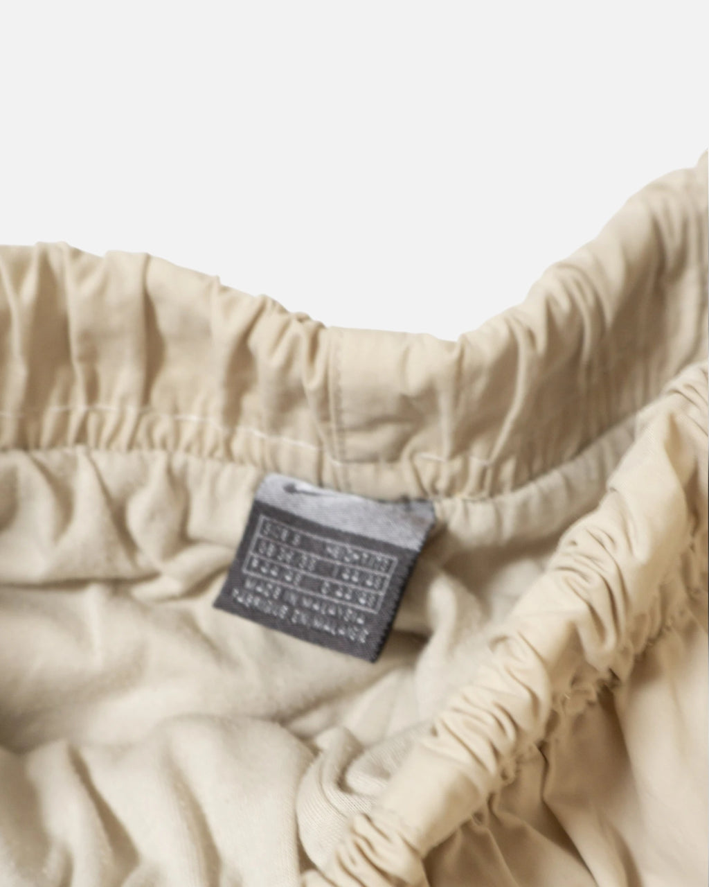 Pantalón Chándal Nike Beige Vintage 00s — Talla S