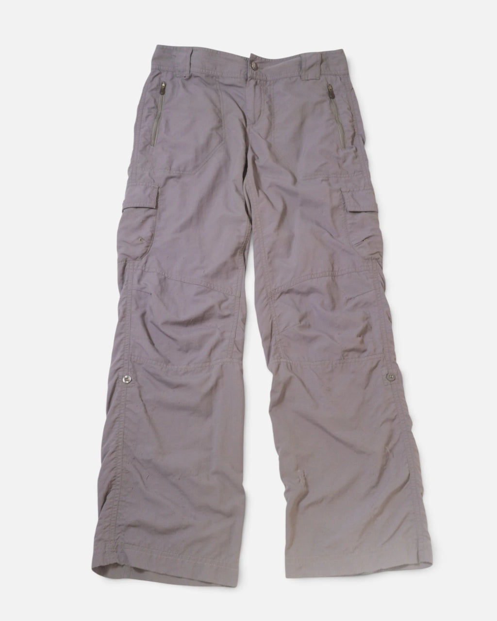 Pantalón Cargo Columbia Mujer Gris Técnico Vintage — Talla M
