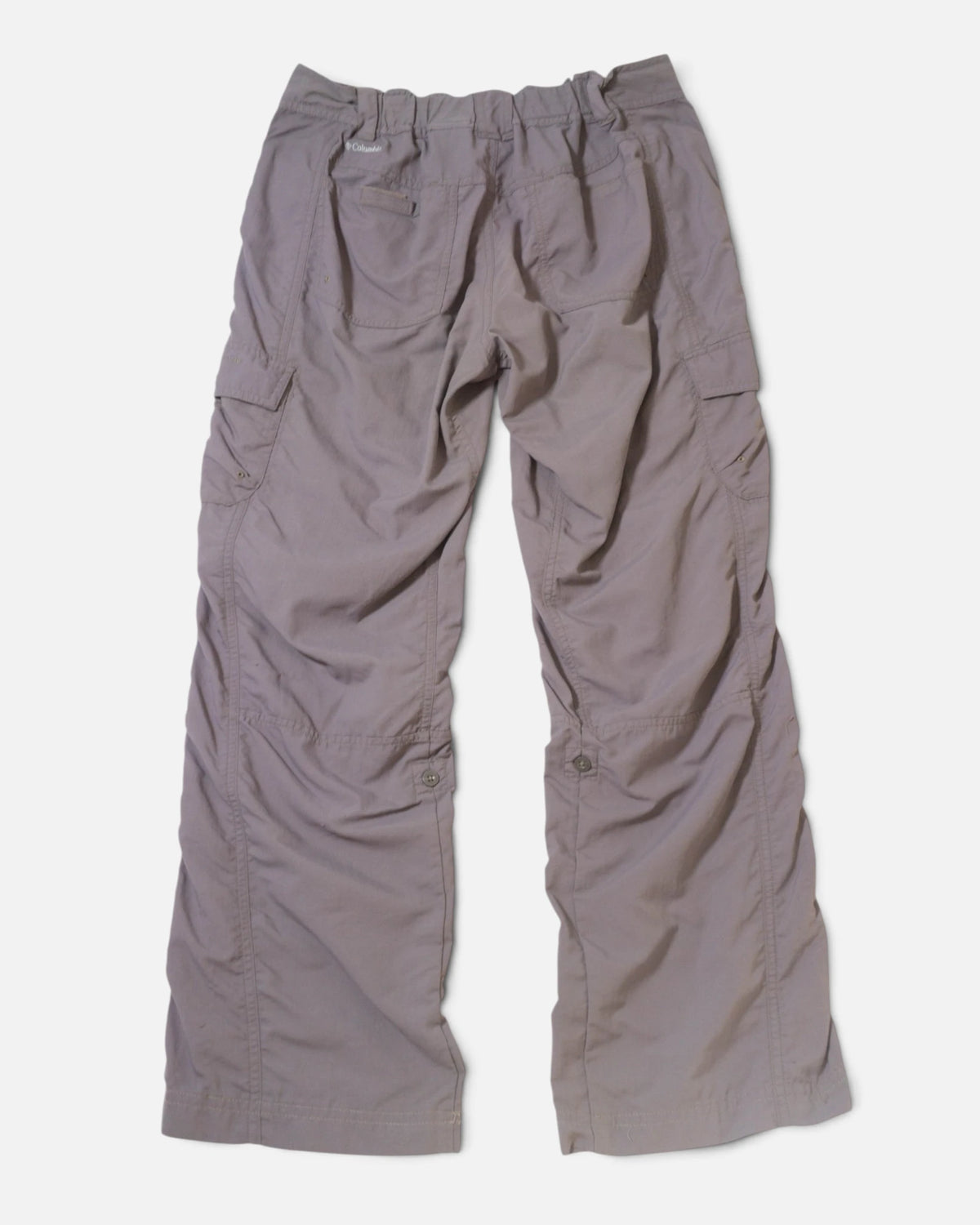 Pantalón Cargo Columbia Mujer Gris Técnico Vintage — Talla M