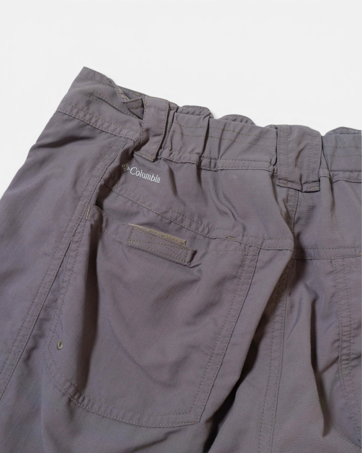 Pantalón Cargo Columbia Mujer Gris Técnico Vintage — Talla M