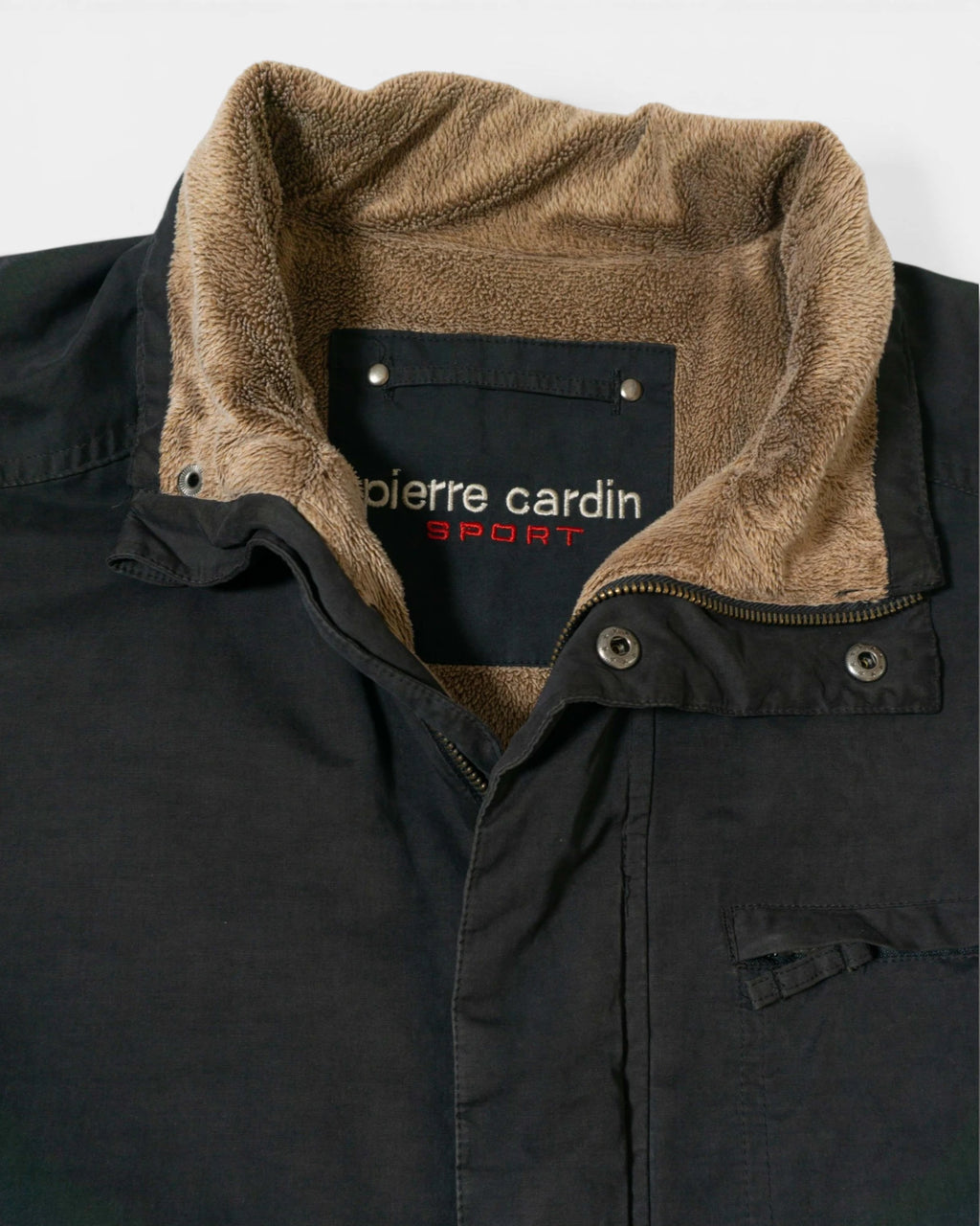 Chaqueta Pierre Cardin Cuello Pana Vintage — Talla XL