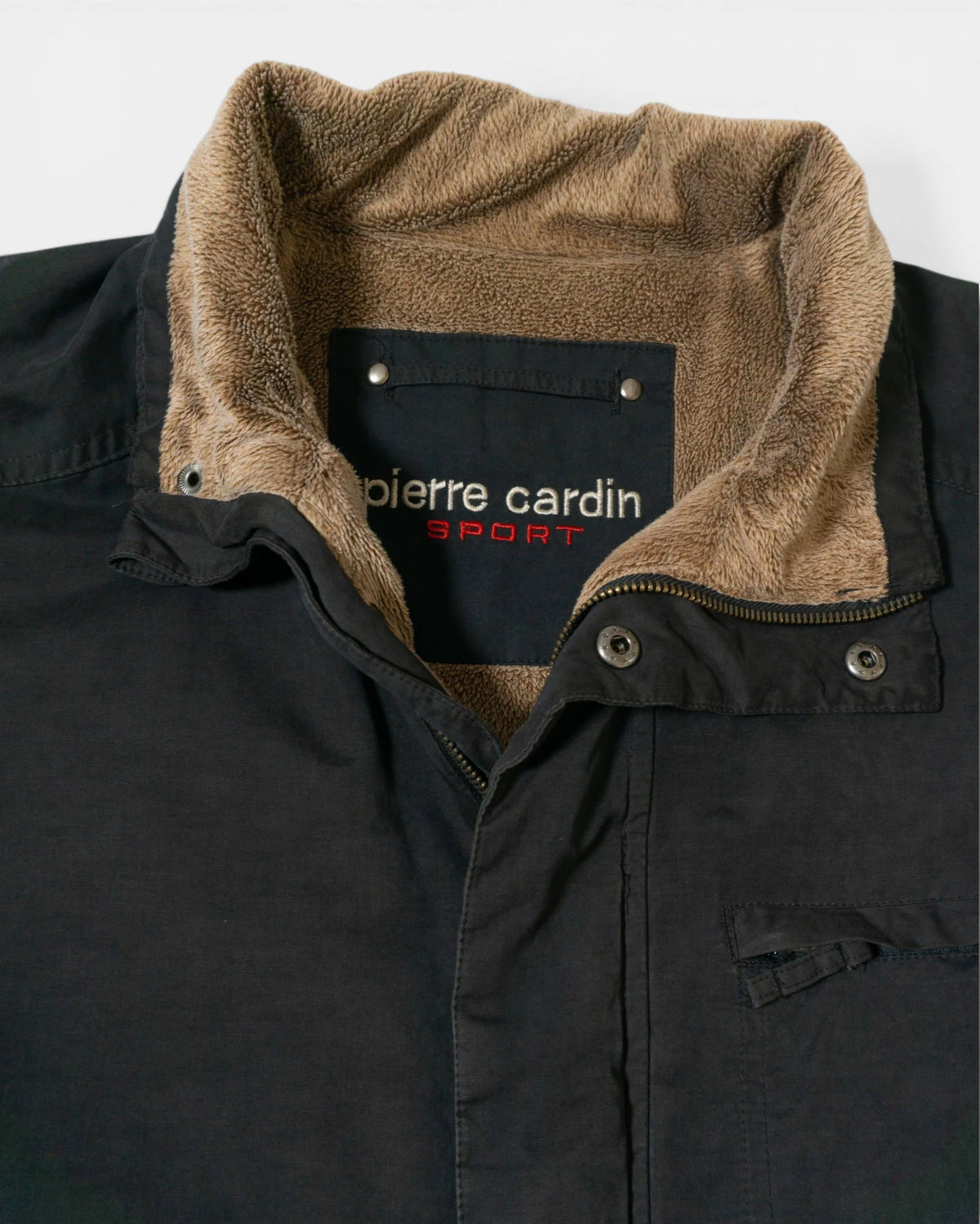 Chaqueta Pierre Cardin Cuello Pana Vintage — Talla XL