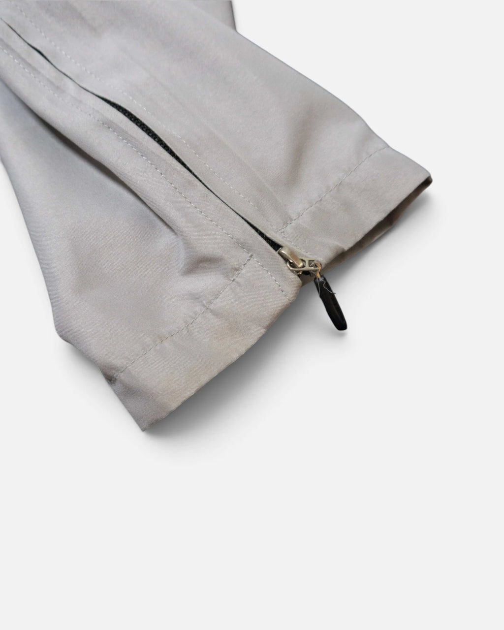 Chaqueta Dj's Band Colorblock Gris Azul Y2K — Talla XL