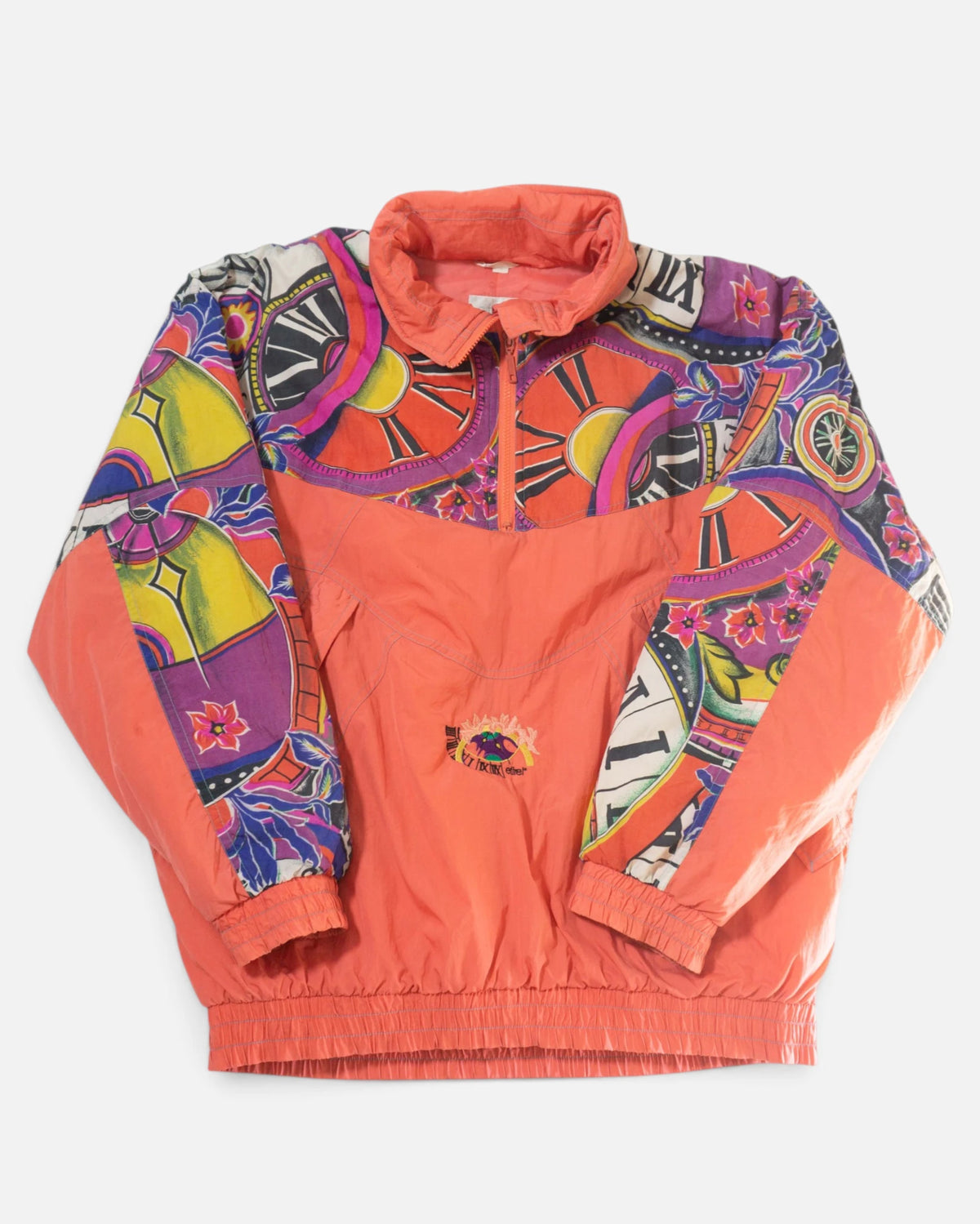 Abrigo Esquí Etirel Barroco Salmón Vintage 90s — Talla L