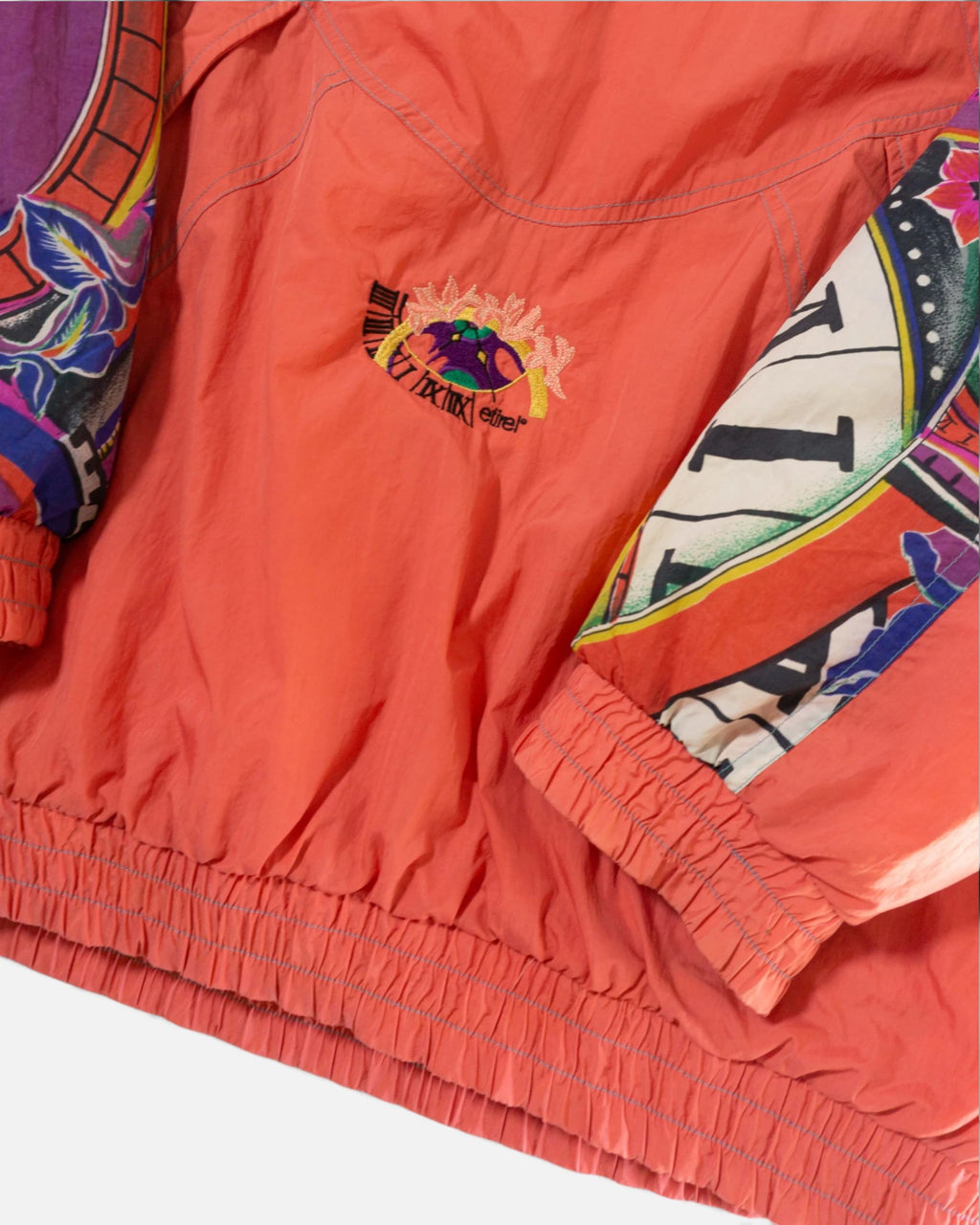 Abrigo Esquí Etirel Barroco Salmón Vintage 90s — Talla L