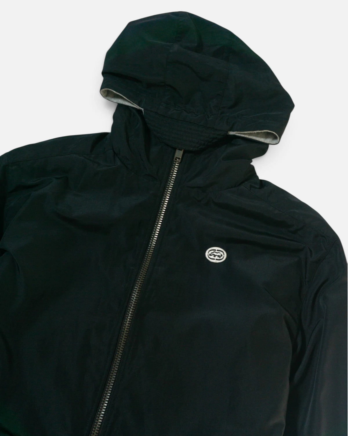 Chaqueta Ecko Unltd Reversible Negra Gris 00s — Talla L