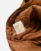 Parka Ante Marrón Caramelo Pelo Vintage 90s — Talla M