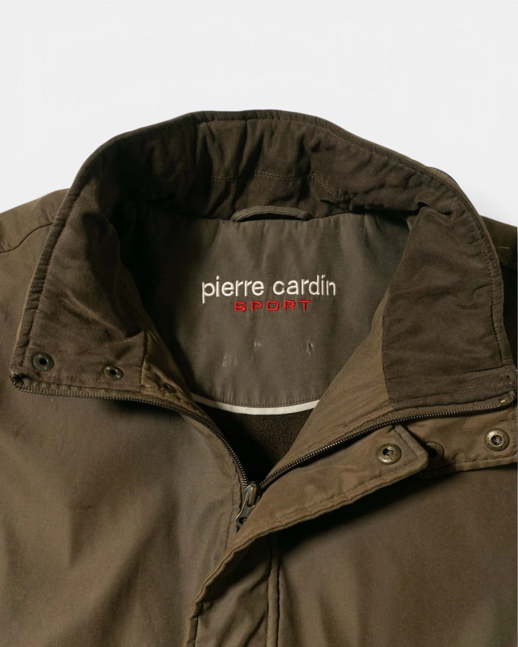 Chaqueta Pierre Cardin Oliva Vintage 90s — Talla L