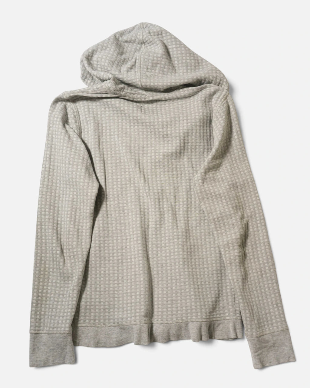 Sudadera Diesel Gofrada Gris Vintage 00s — Talla L (Mujer)