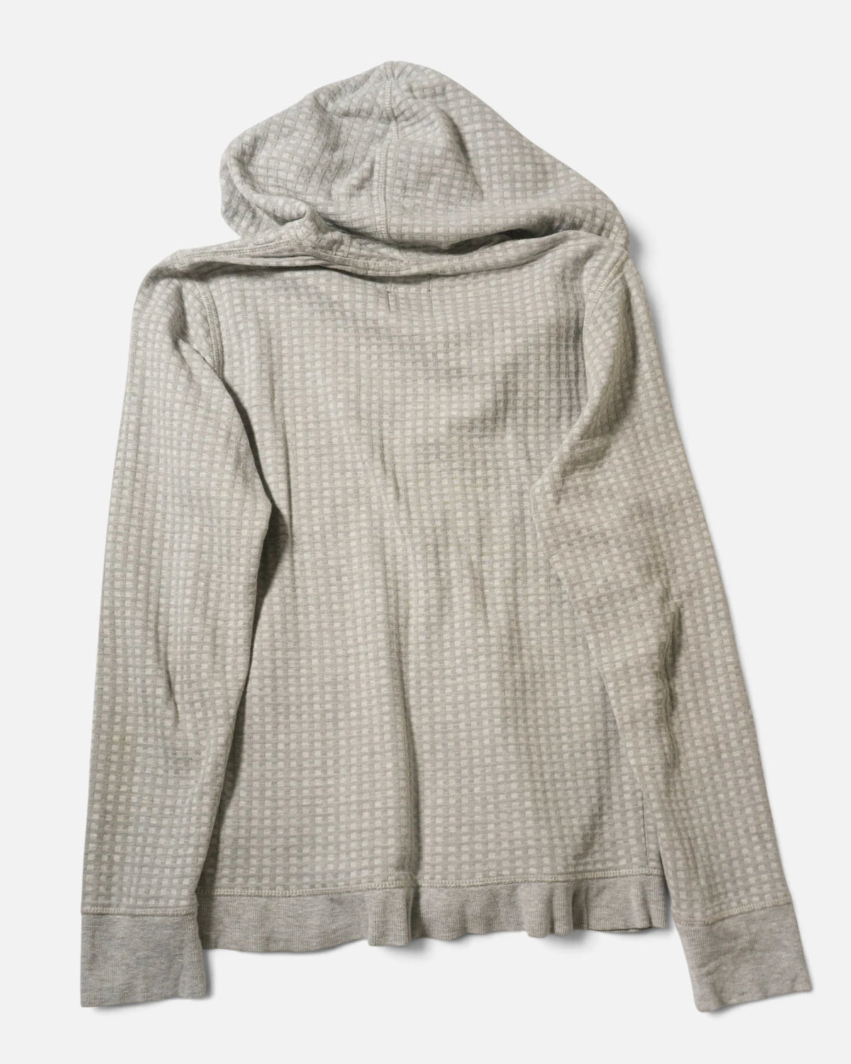 Sudadera Diesel Gofrada Gris Vintage 00s — Talla L (Mujer)