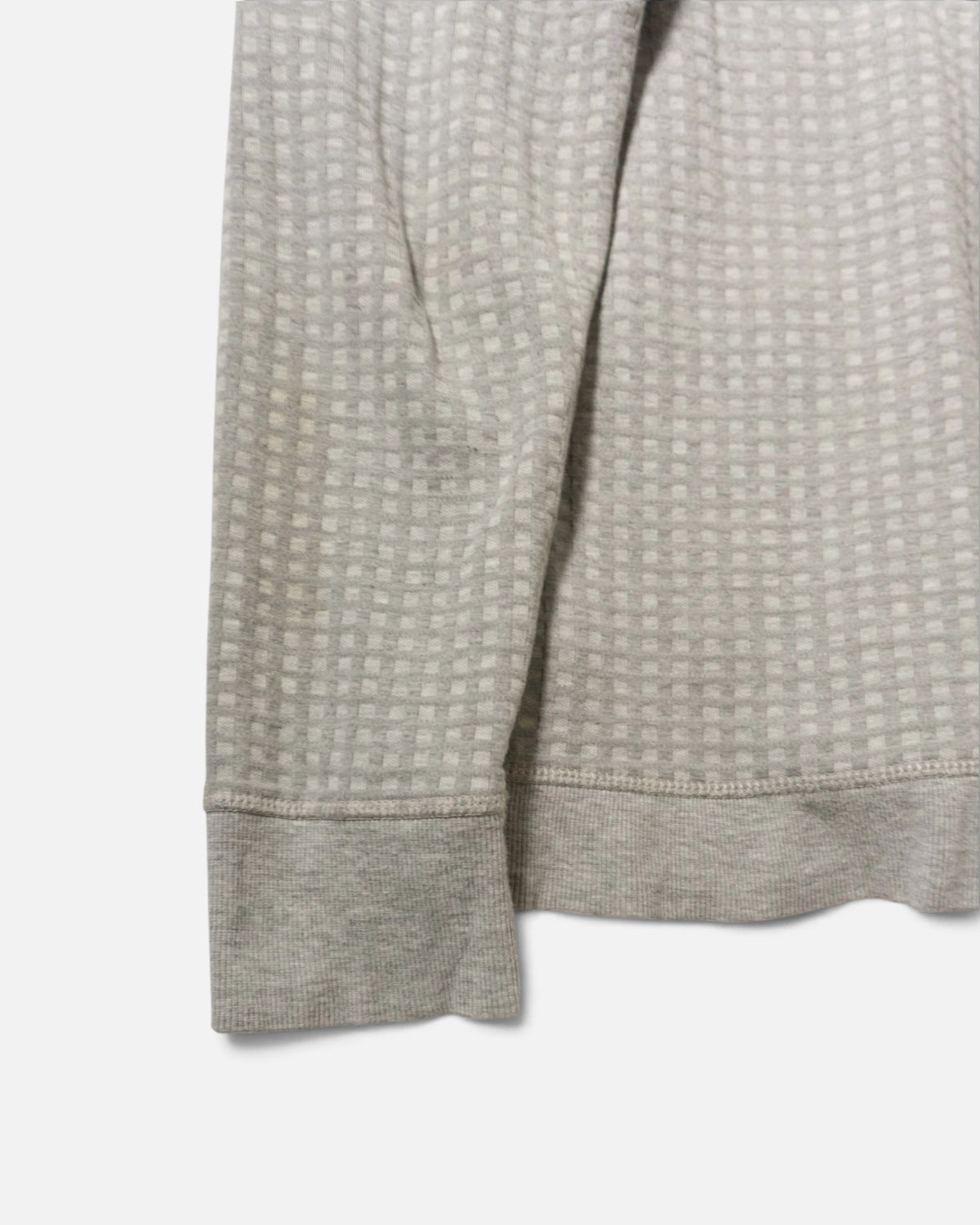 Sudadera Diesel Gofrada Gris Vintage 00s — Talla L (Mujer)