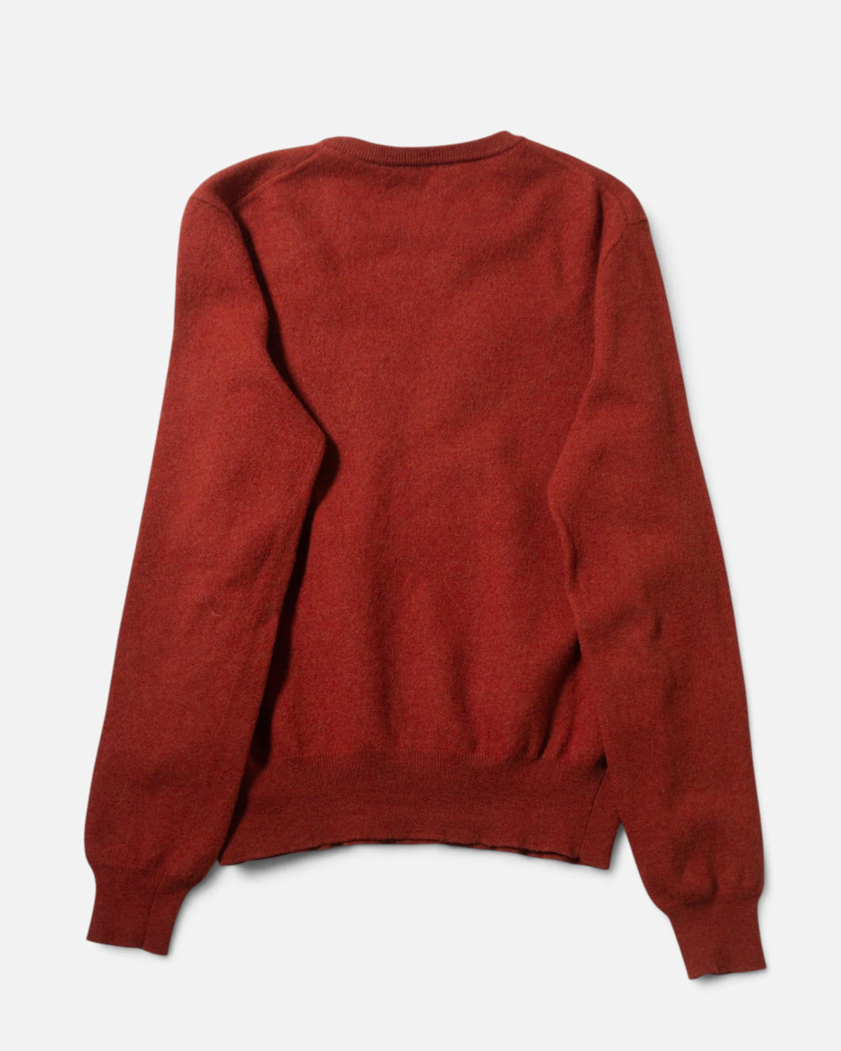 Jersey Ralph Lauren Rojo Lana Merino Vintage — Talla S (Mujer)