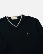 Jersey Pierre Cardin Azul Marino Vintage 90s — Talla S