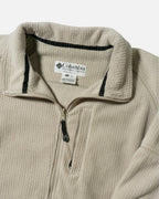Chaqueta Polar Columbia Convert Beige Vintage — Talla XL