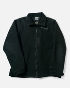Chaqueta Polar Columbia Titanium Negra Vintage — Talla XS