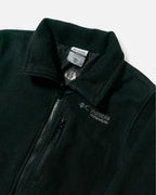 Chaqueta Polar Columbia Titanium Negra Vintage — Talla XS