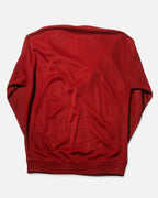 Cárdigan Lacoste Rojo Carmín Vintage 90s — Talla L