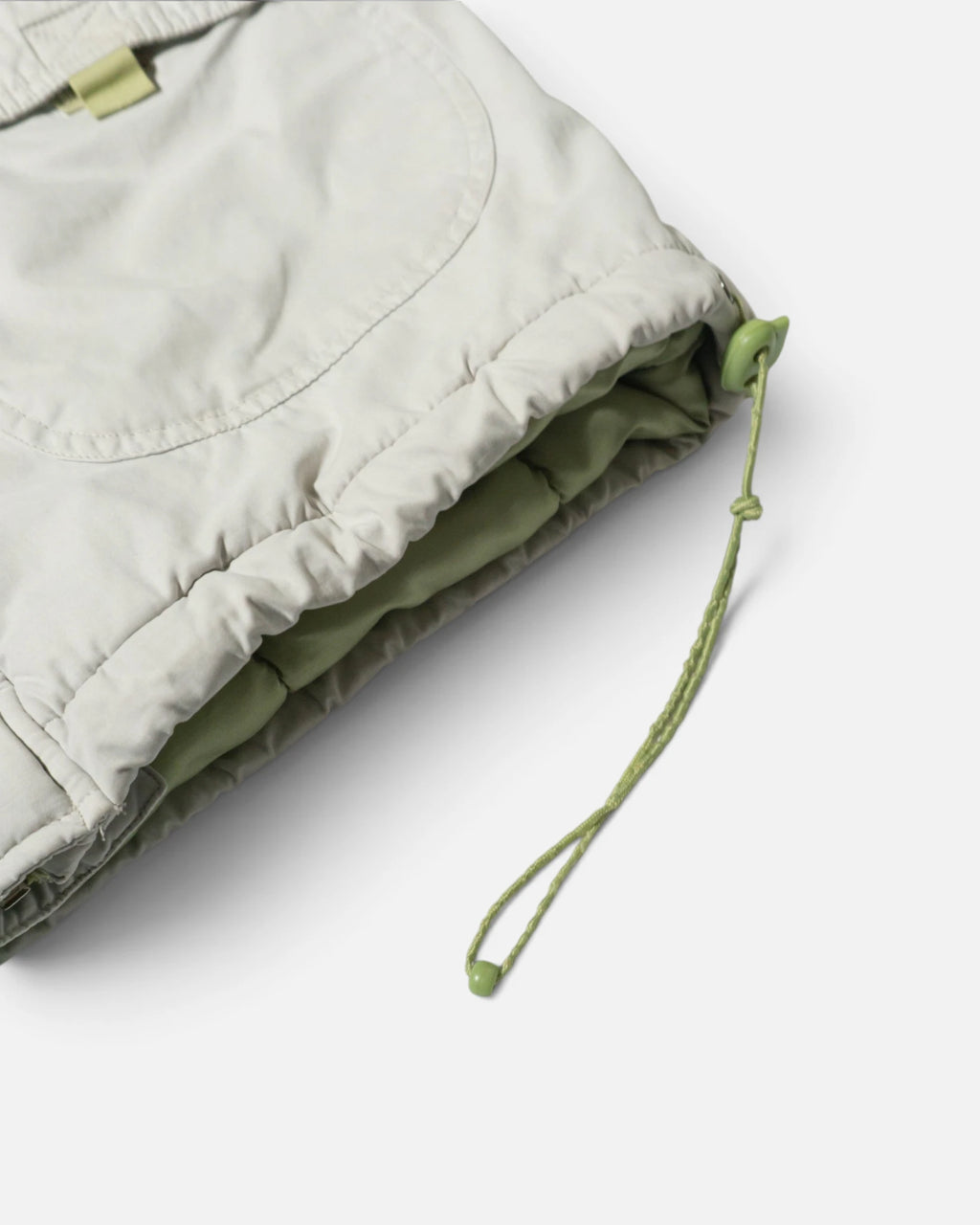 Chaqueta Nike Acolchada Hueso Verde Vintage — Talla L Mujer