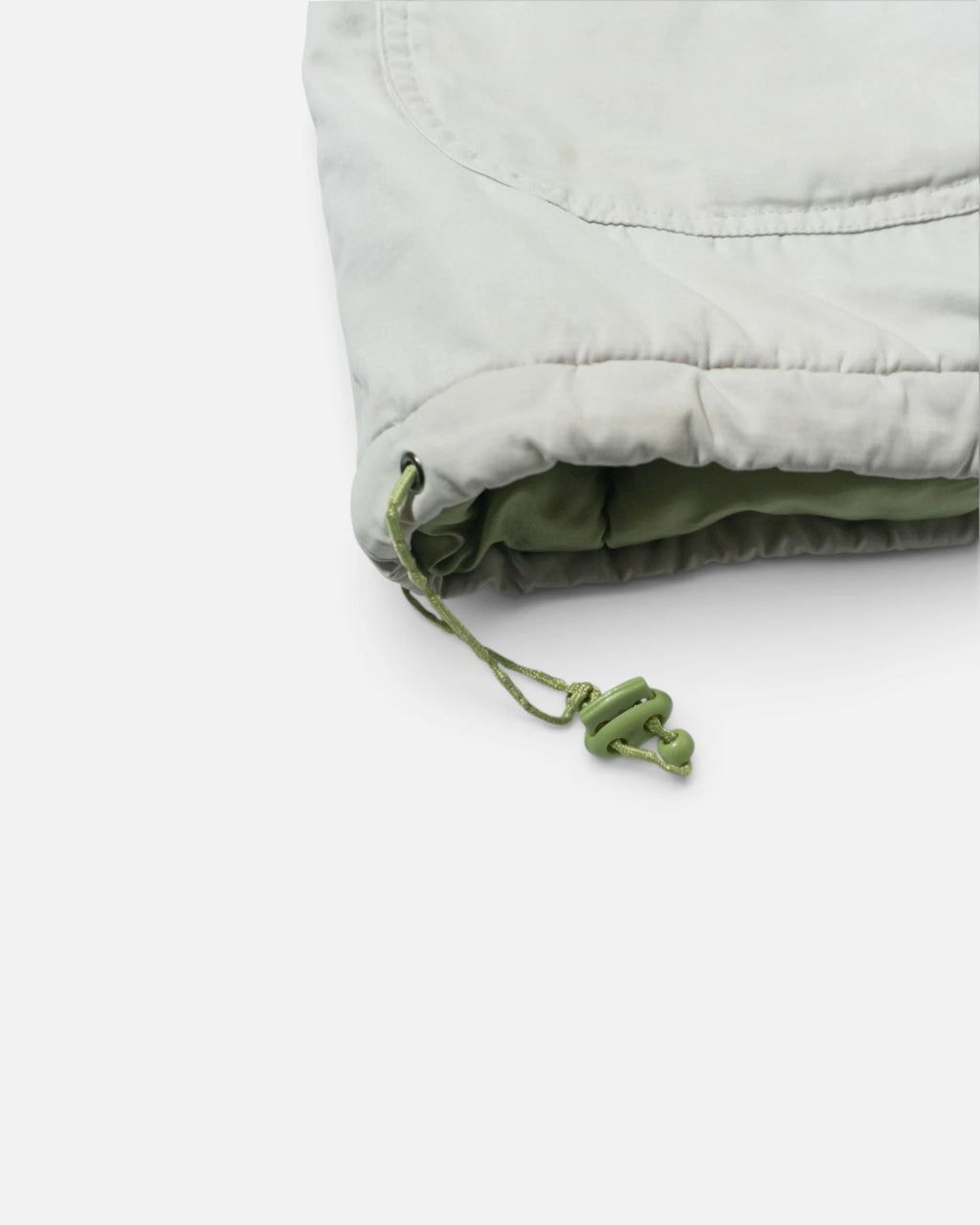Chaqueta Nike Acolchada Hueso Verde Vintage — Talla L Mujer