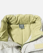Chaqueta Nike Acolchada Hueso Verde Vintage — Talla L Mujer