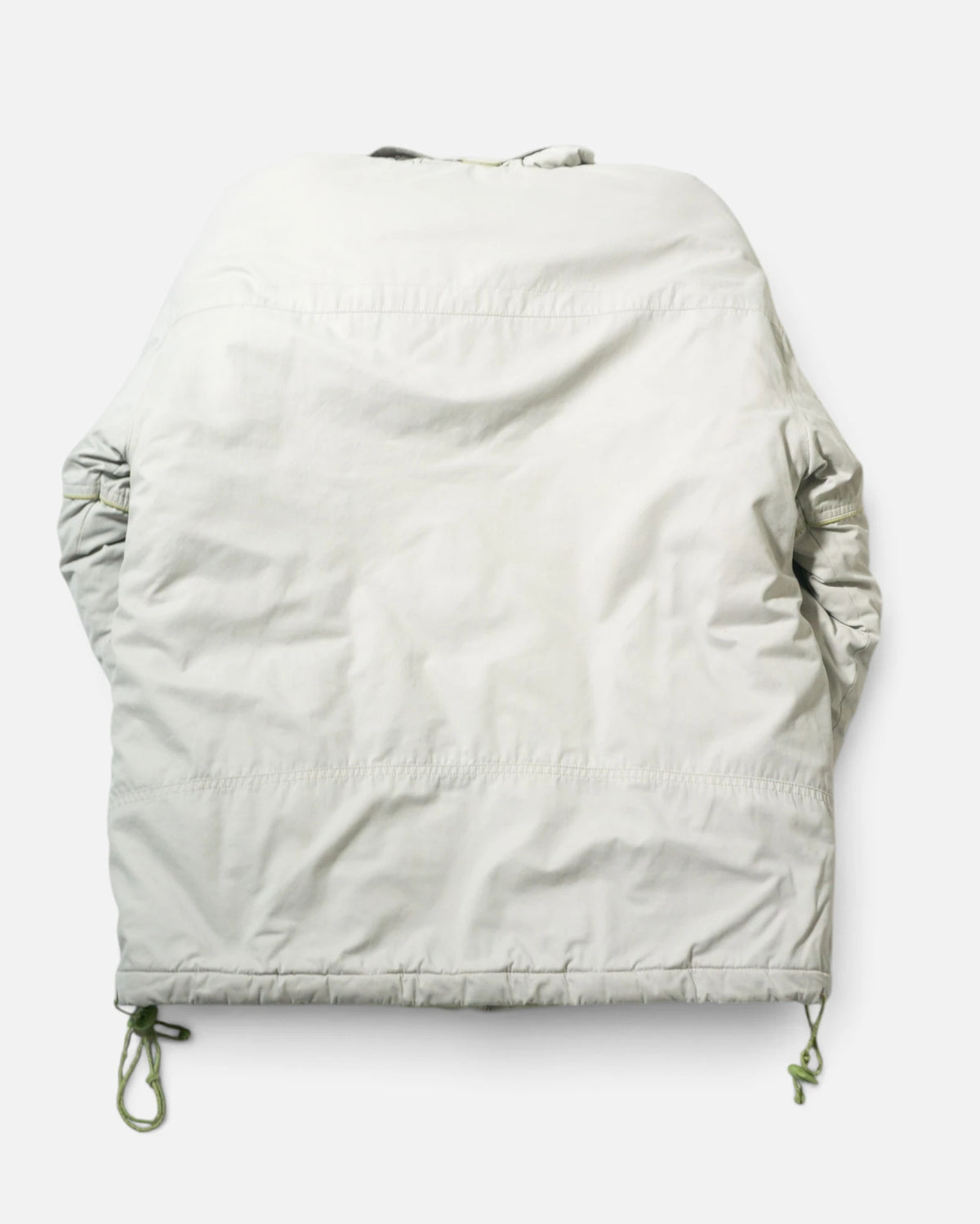 Chaqueta Nike Acolchada Hueso Verde Vintage — Talla L Mujer