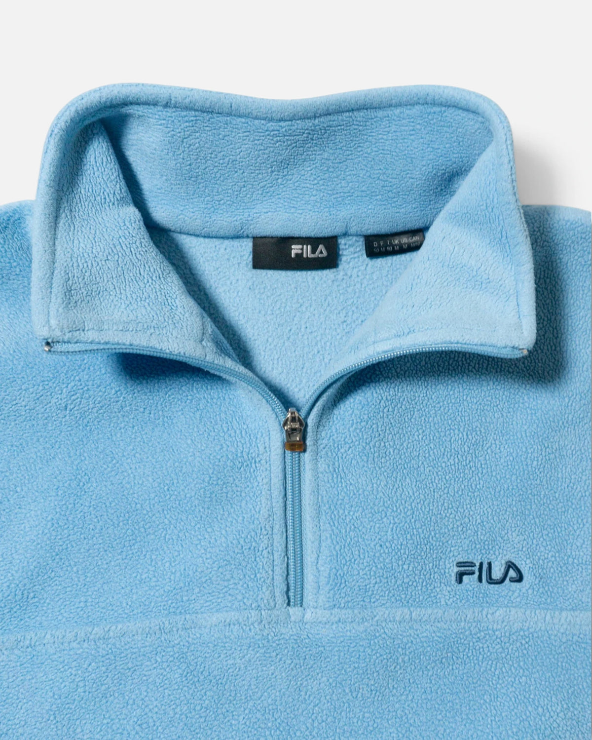 Forro Polar Fila Azul Celeste Vintage 00s — Talla M