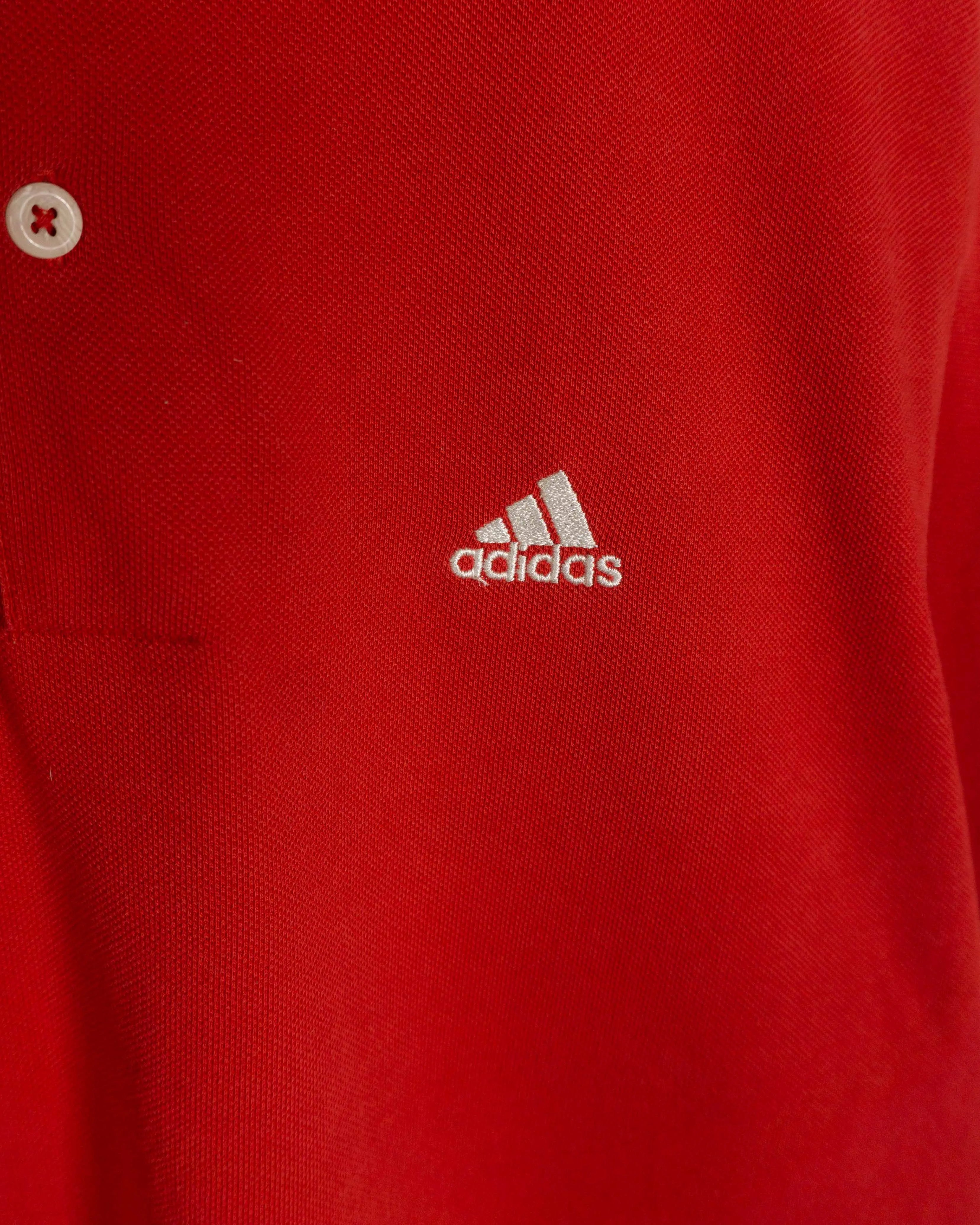 Polo Adidas vintage 00s rojo L