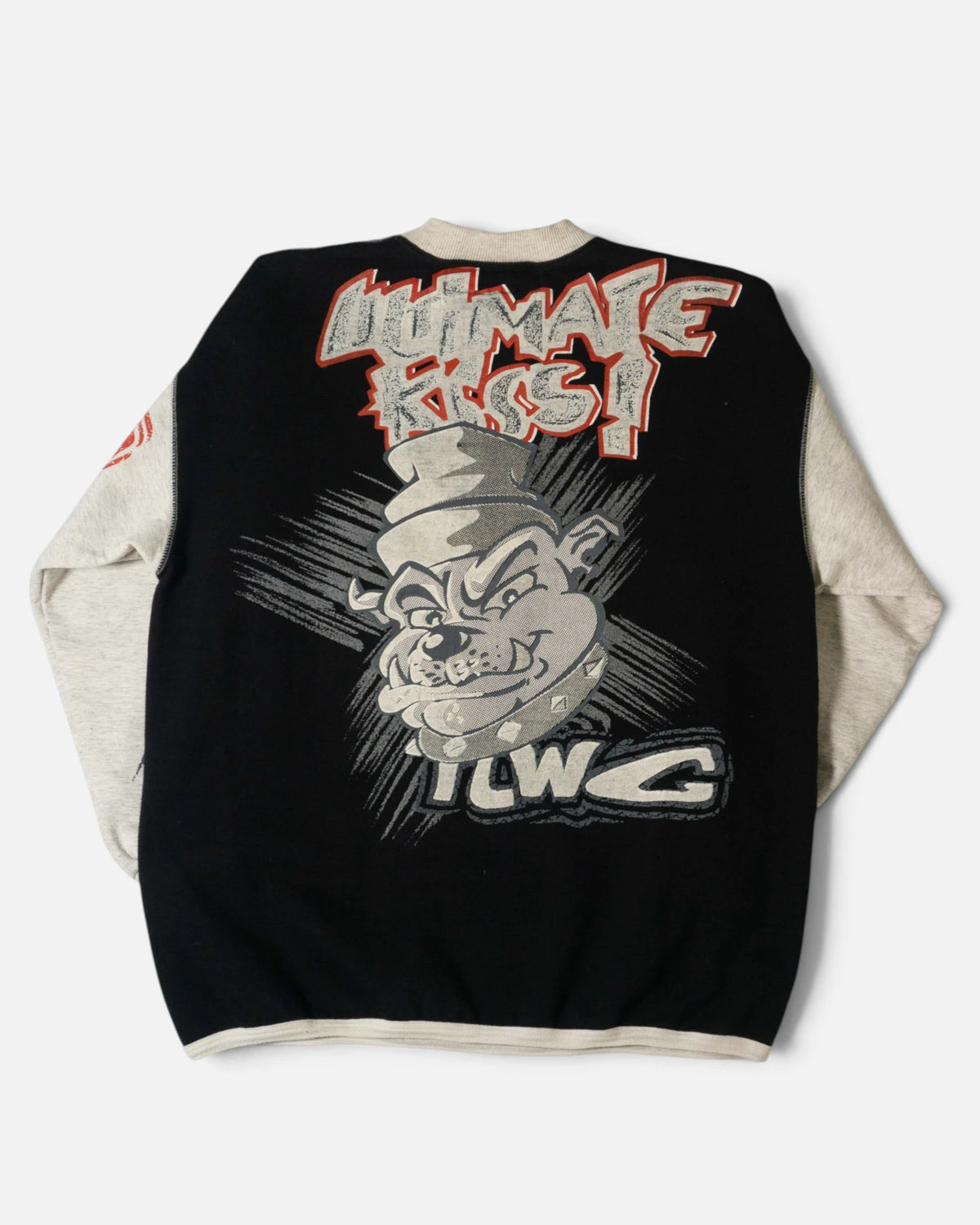 Sudadera New Caro Colorblock Vintage 90s — Talla M