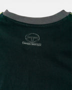 Camiseta Sergio Tacchini Negra Vintage 90s — Talla XL
