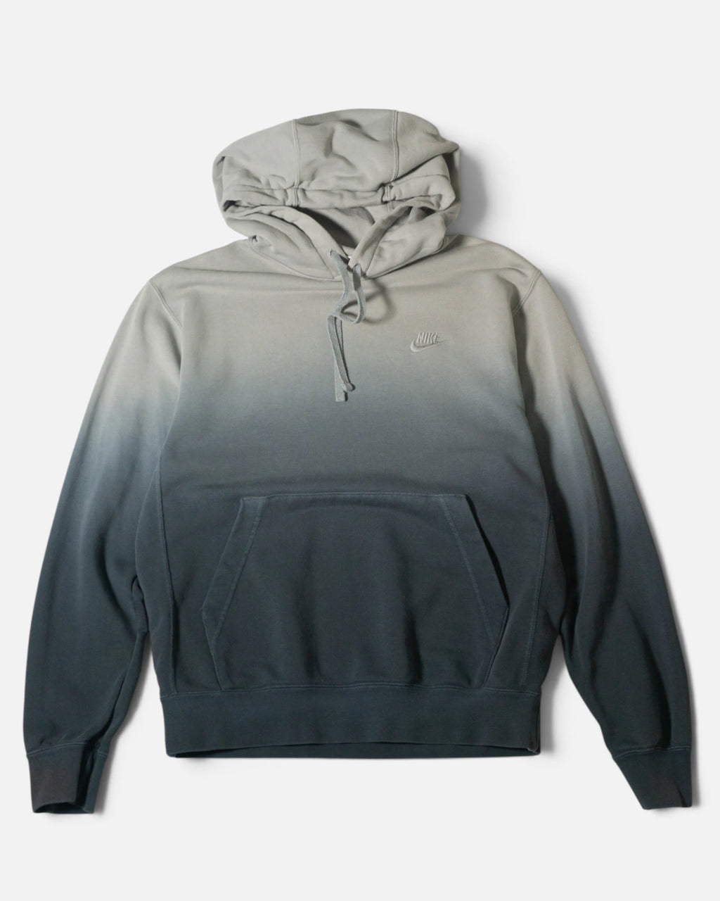 Sudadera Nike Degradada Gris Con Capucha — Talla S