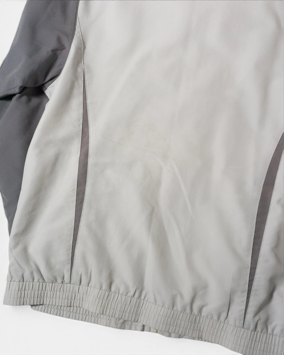 Chaqueta Adidas Gris Bicolor Vintage 00s — Talla L