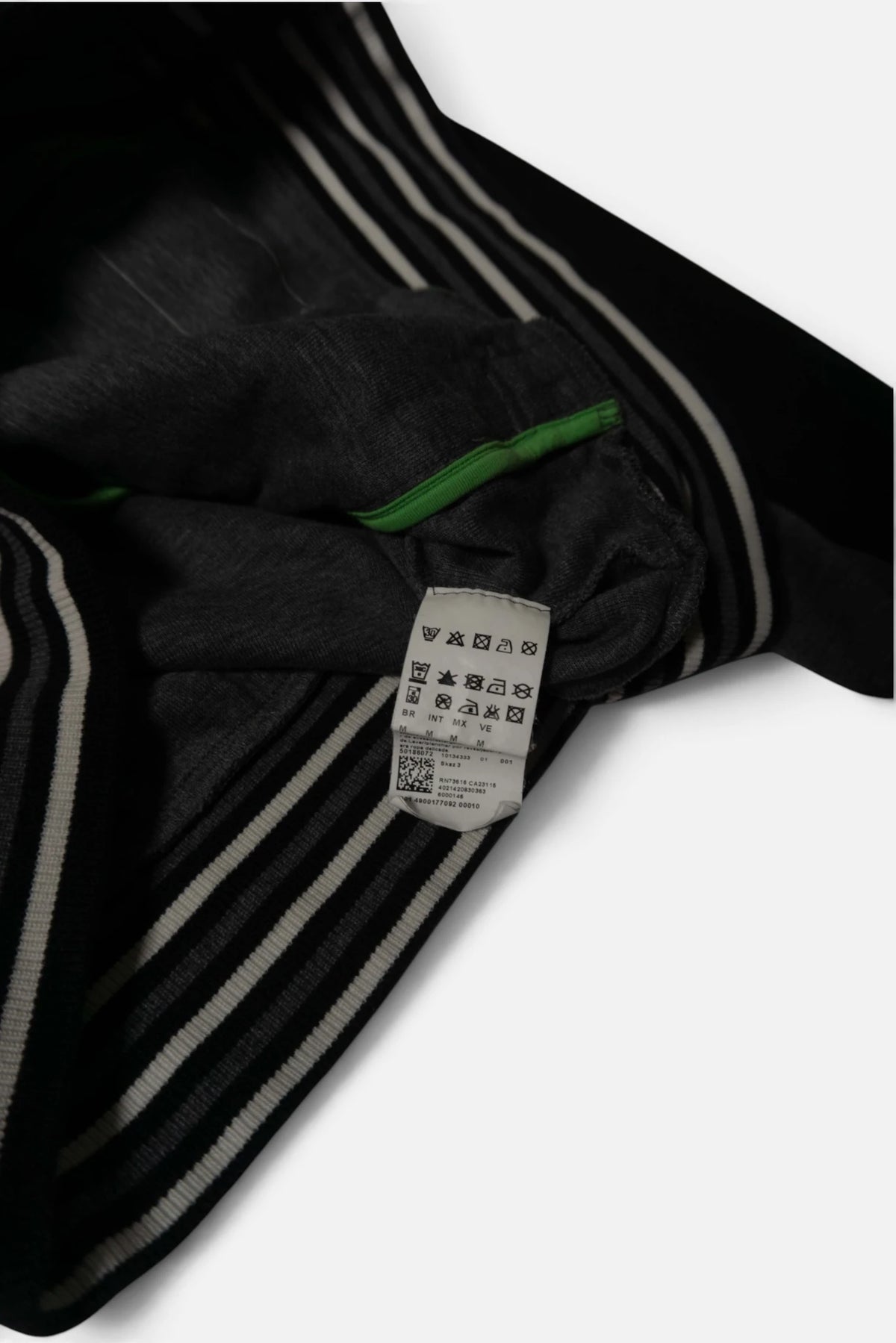 Chaqueta Boss Hugo Boss Gris Negra Vintage — Talla M