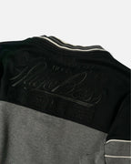 Chaqueta Boss Hugo Boss Gris Negra Vintage — Talla M