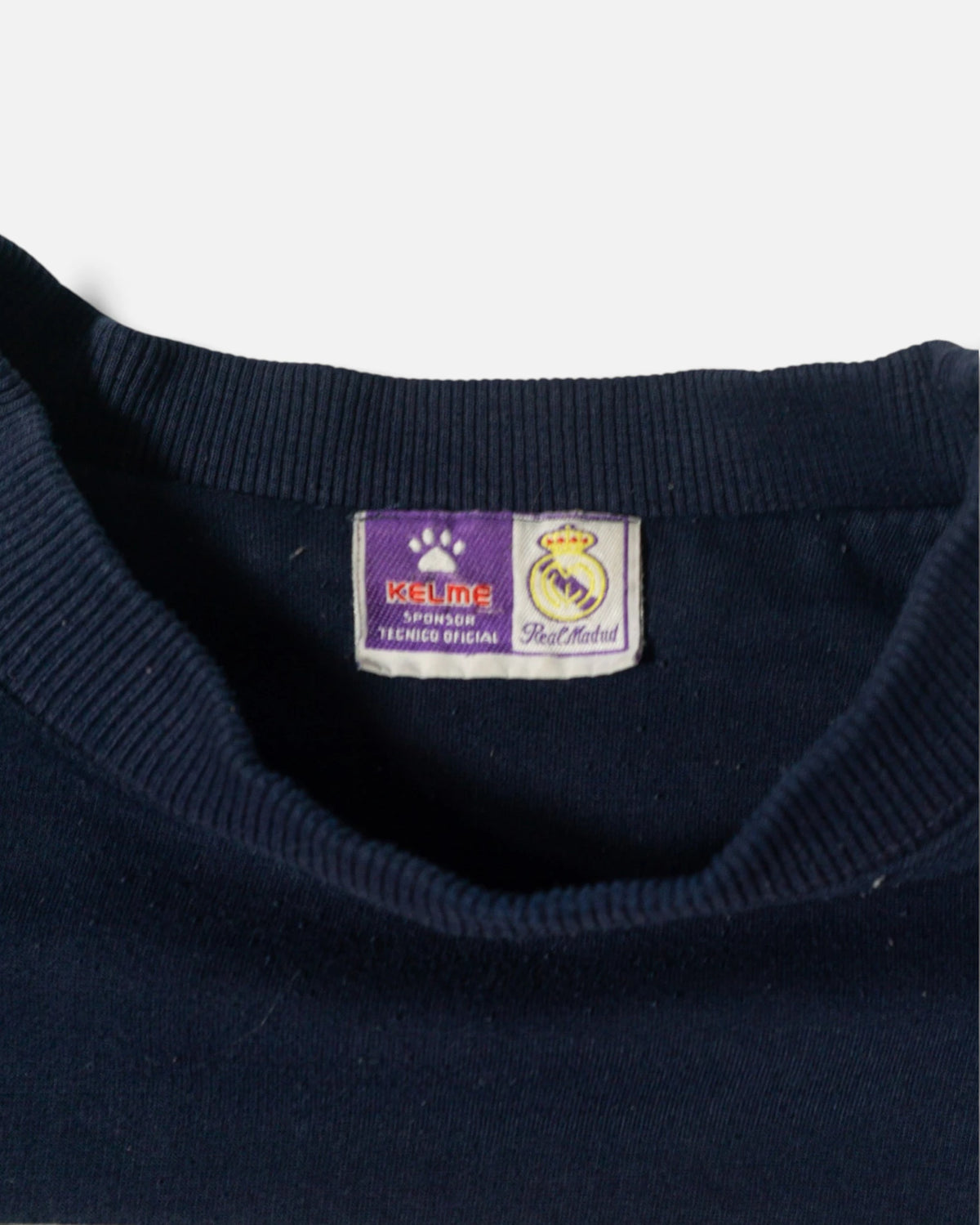Sudadera Real Madrid Kelme Morada Vintage 1996/97 — Talla L