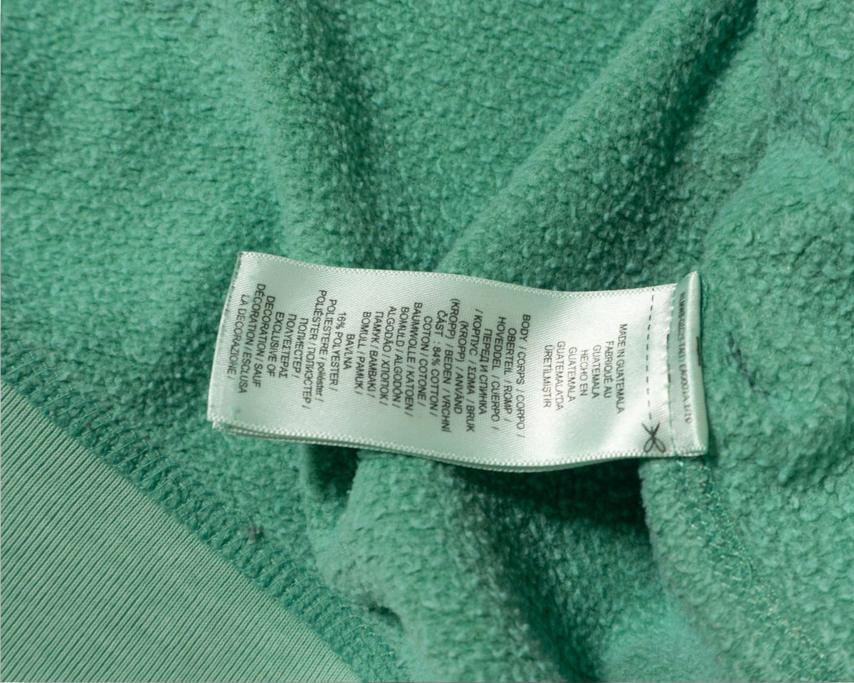 Sudadera Ralph Lauren Verde Menta Vintage — Talla XL