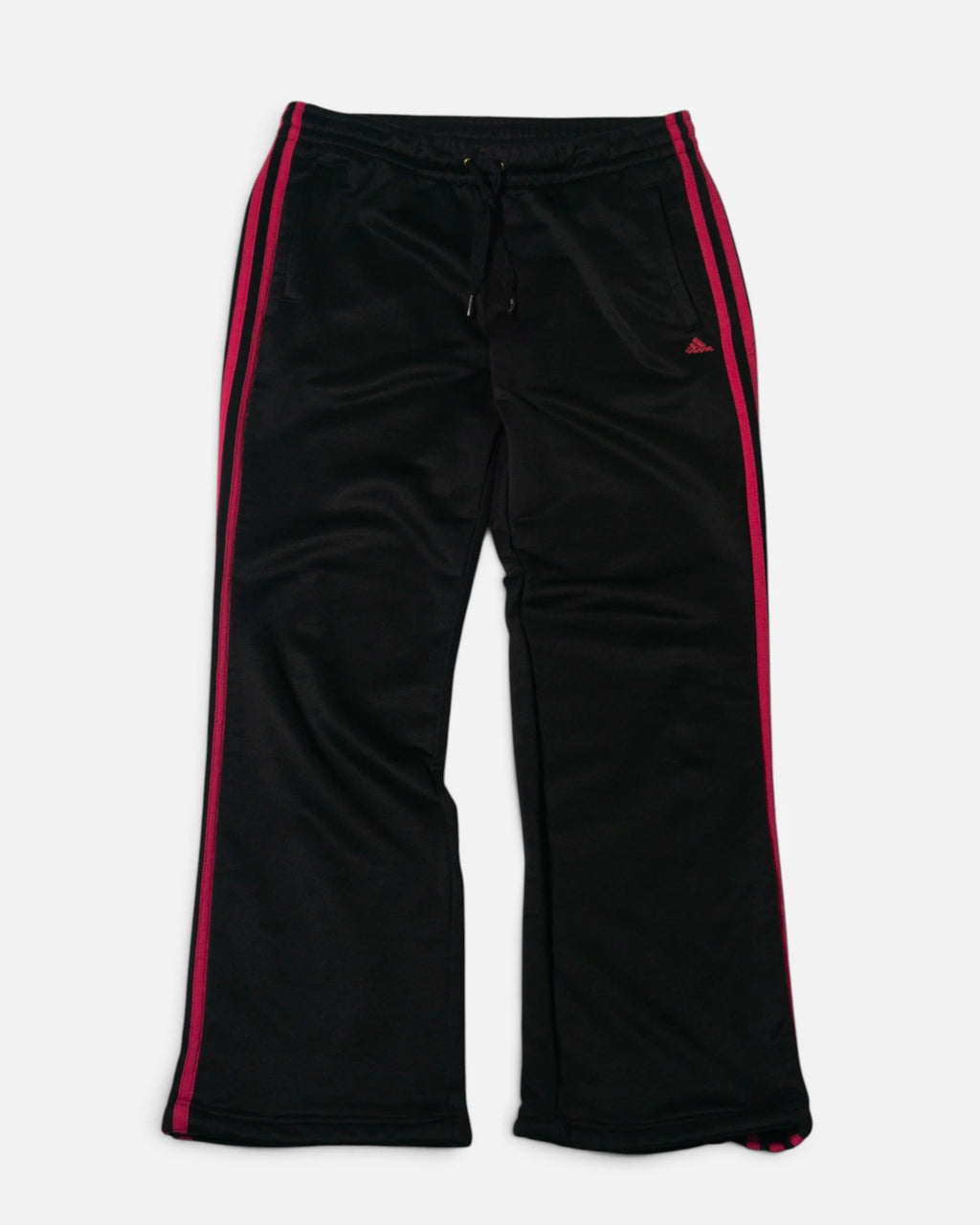Pantalón Chándal Adidas Negro Rosa Vintage — Talla M Mujer
