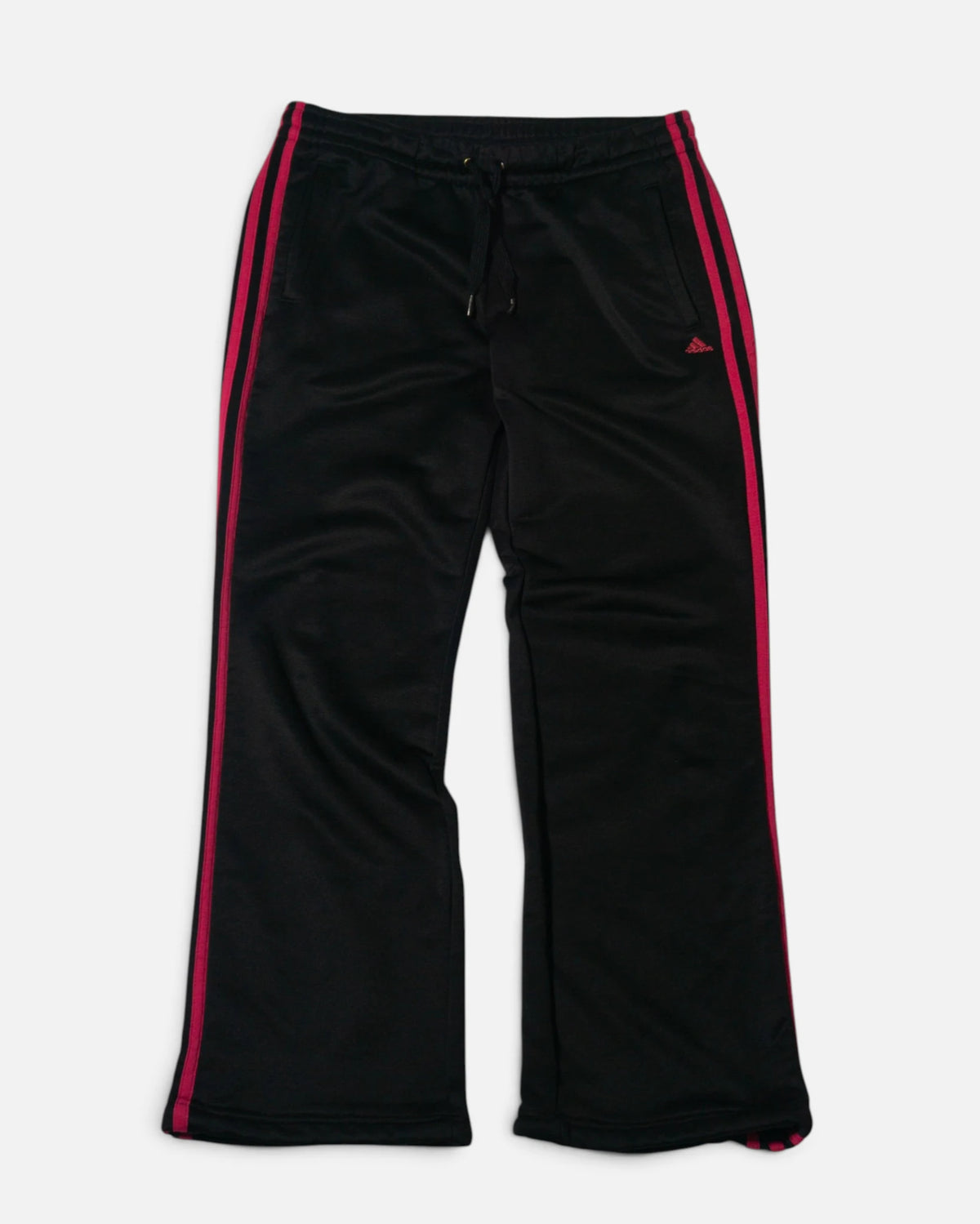 Pantalón Chándal Adidas Negro Rosa Vintage — Talla M Mujer