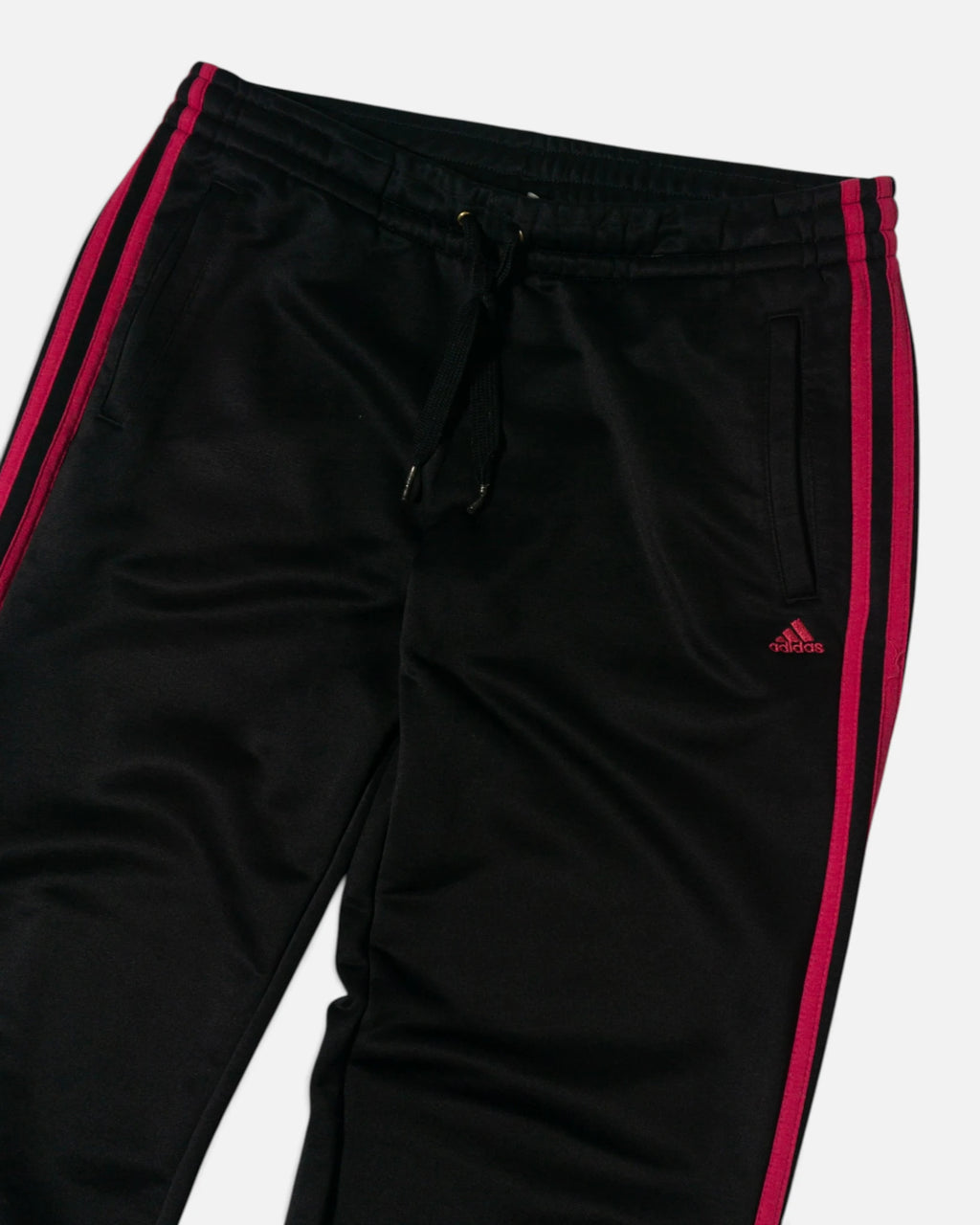 Pantalón Chándal Adidas Negro Rosa Vintage — Talla M Mujer