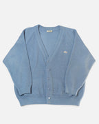 Cárdigan Lacoste Azul Celeste Vintage 90s — Talla M