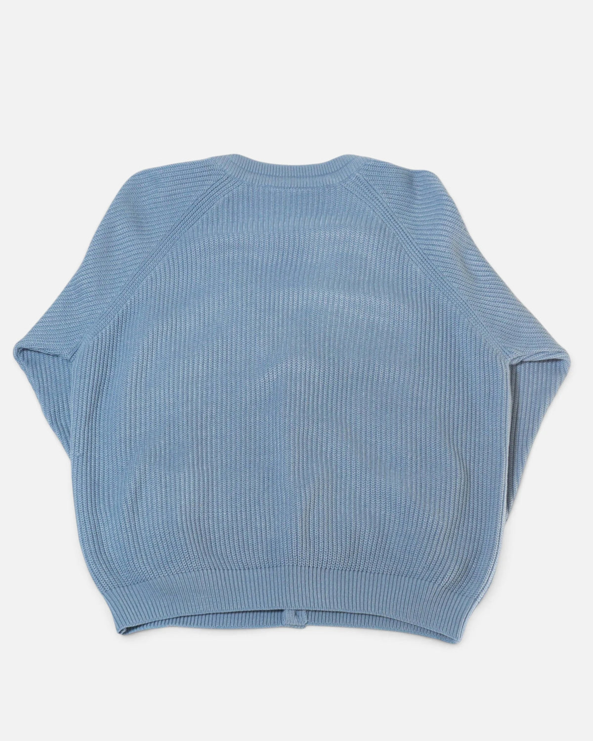 Cárdigan Lacoste Azul Celeste Vintage 90s — Talla M