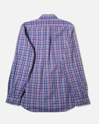 Camisa Ralph Lauren Cuadros Madrás Vintage 90s — Talla L