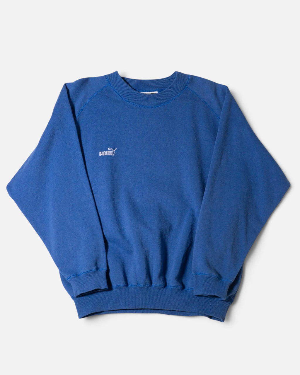 Sudadera Puma Azul Royal Vintage 90s  — Talla M