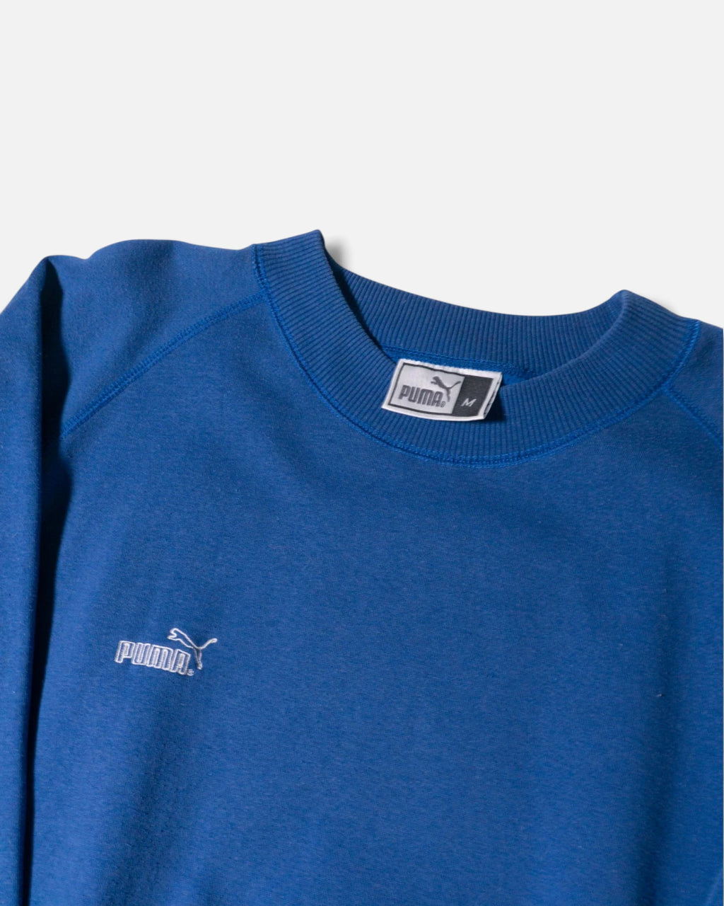 Sudadera Puma Azul Royal Vintage 90s  — Talla M