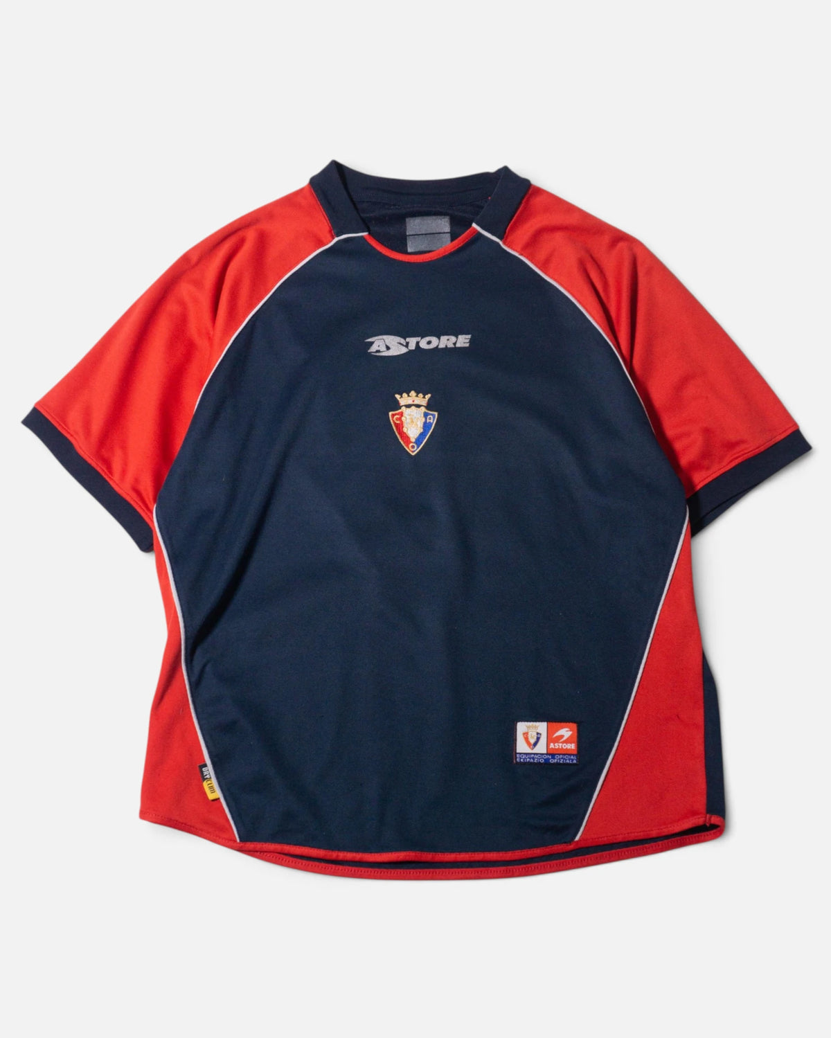 Camiseta Osasuna Astore Vintage 02/03 Oficial — Talla S