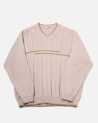 Jersey Pierre Cardin Crema Vintage 90s — Talla L