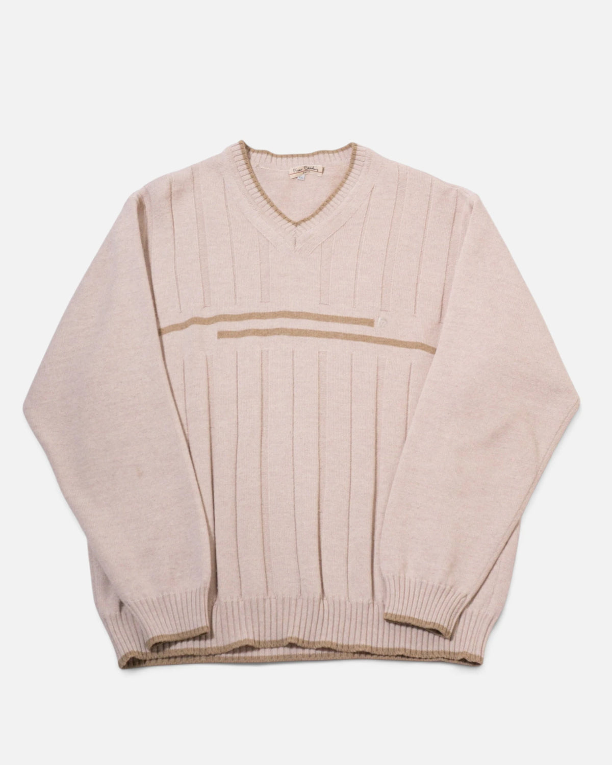 Jersey Pierre Cardin Crema Vintage 90s — Talla L