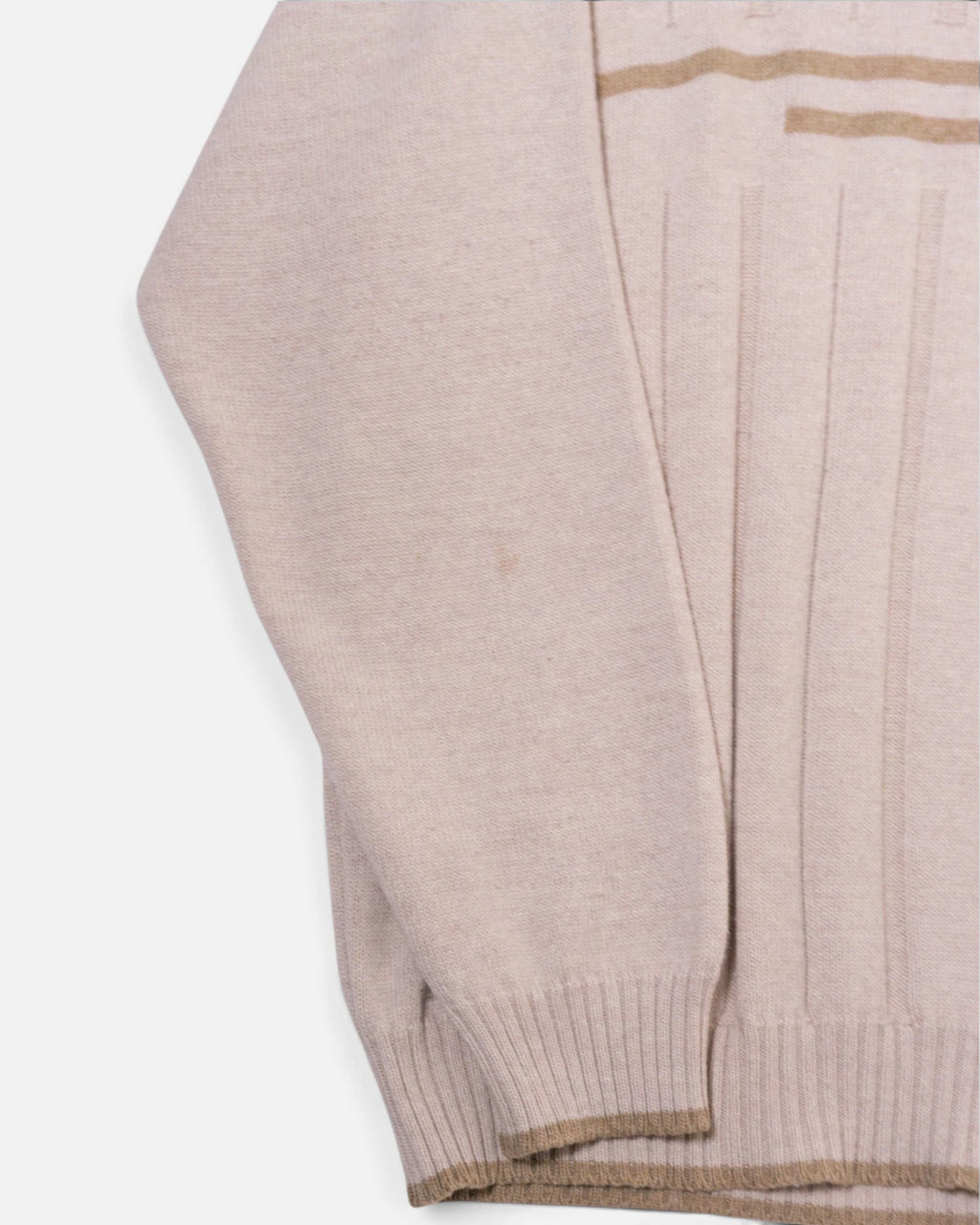 Jersey Pierre Cardin Crema Vintage 90s — Talla L